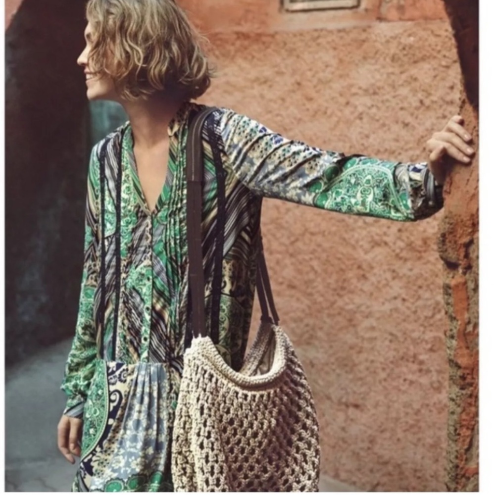 Anthropologie TINY Caviana Paisley Shirt Dress - Picture 3 of 13